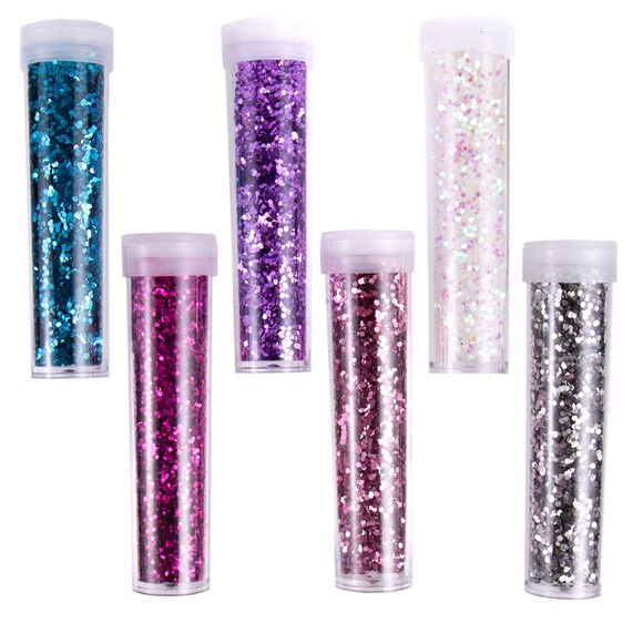 Go Create Princess Glitter Shakers, 6 Pack NEW in package arts crafts scrapbook - Picture 2 of 6